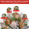 Christabelle 33cm Christmas Bouquet – Festive Floral Arrangement