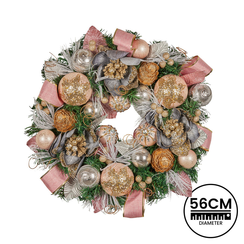 Christabelle 56cm Christmas Wreath – Lush Festive