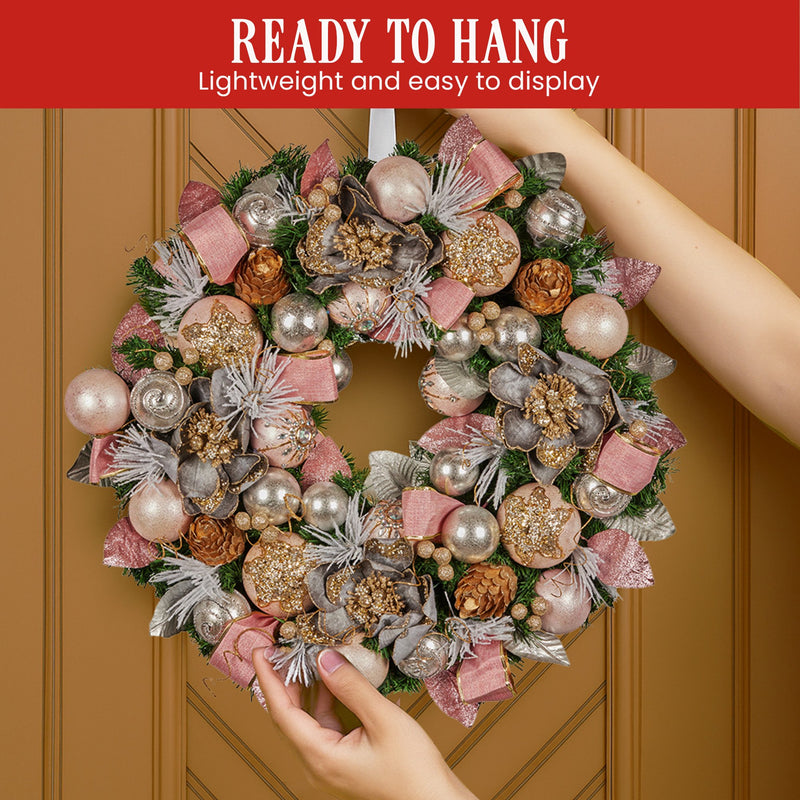 Christabelle 56cm Christmas Wreath – Lush Festive