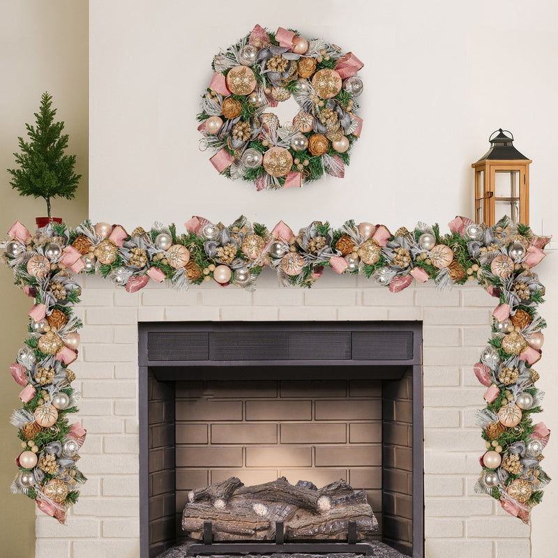 185cm Christmas Garland – Lush Festive Door or Mantel