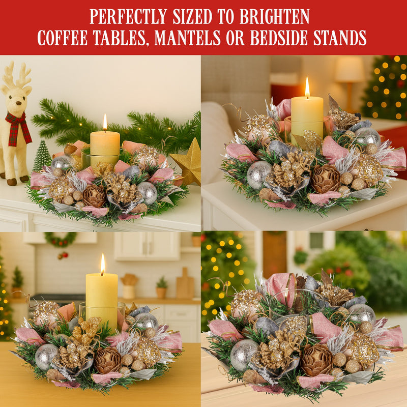 Christabelle 26cm Christmas Centrepiece