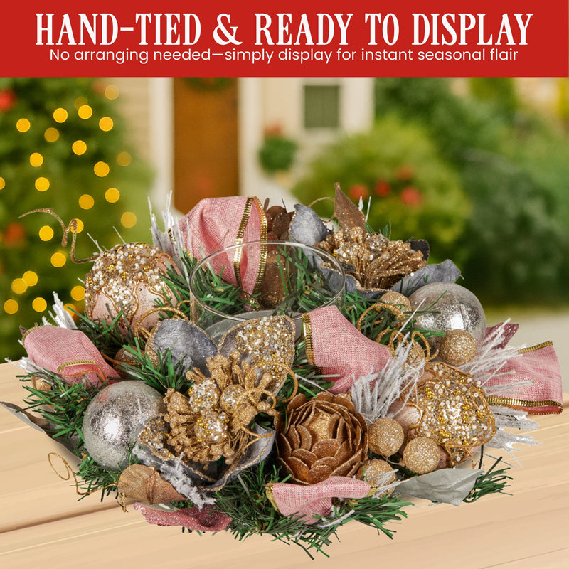 Christabelle 26cm Christmas Centrepiece