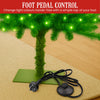 Christabelle 4ft Curved Gremlin Tree Red Bauble LED