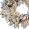 Christabelle 61cm Snowy Atica Pre-Lit Christmas Wreath – Warm White LED