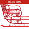150cm Christmas Sleigh – Red Metal