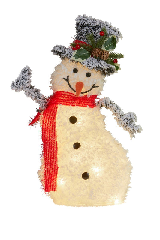 50cm Christmas Snowman With Lights