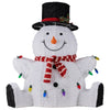 82cm Sitting Snowman Christmas Display