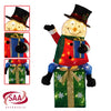 85cm Christmas Snowman On Presents Display