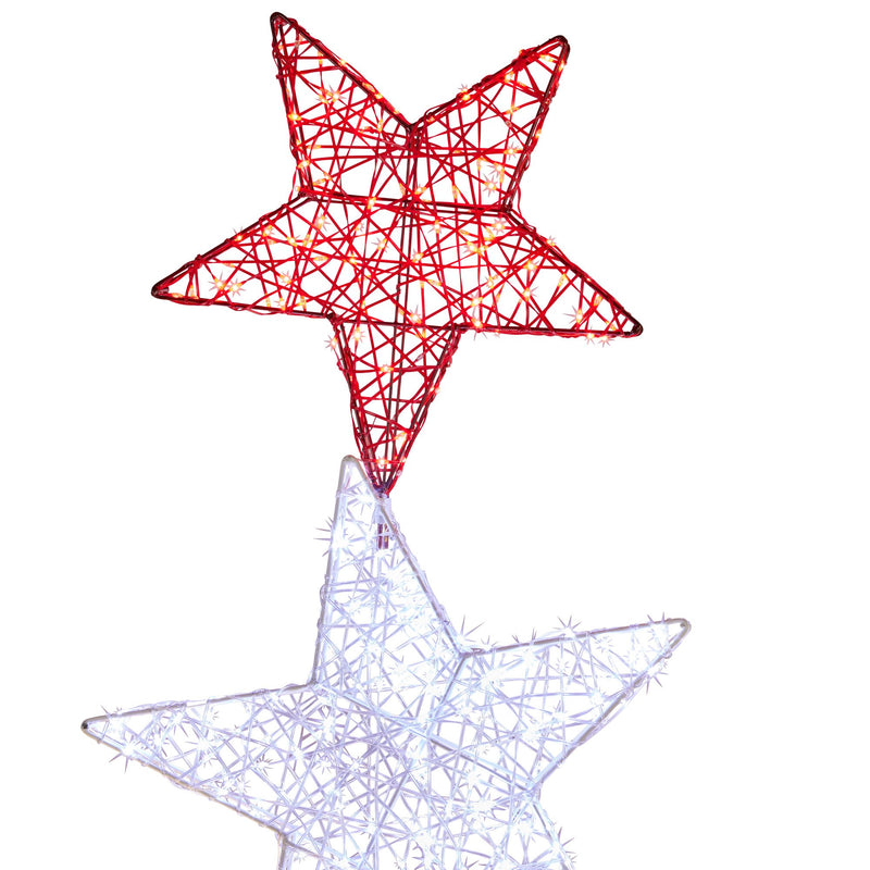 120cm Triple Star Christmas Display décor