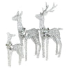 Christabelle 3-Piece LED Acrylic Reindeer Christmas Display Set – Cool White