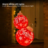 Oversized Christmas Bauble Display w/ Warm White LEDs
