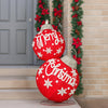 Oversized Christmas Bauble Display w/ Warm White LEDs