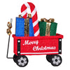 Christmas Cart Display w/ Candy Cane & Presents – LED Lights