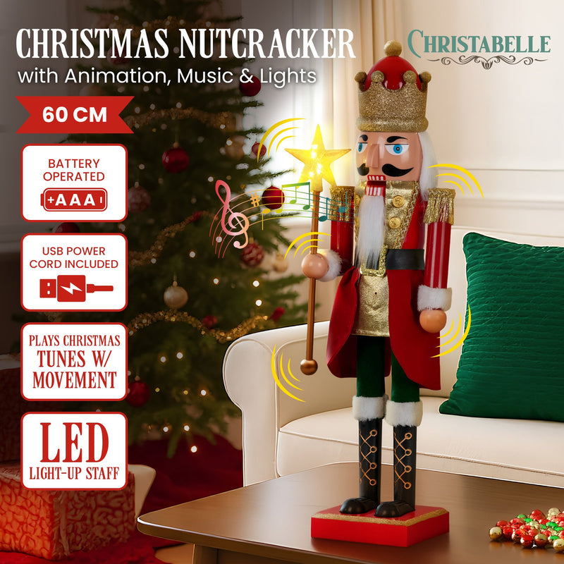 60 cm LED Nutcracker