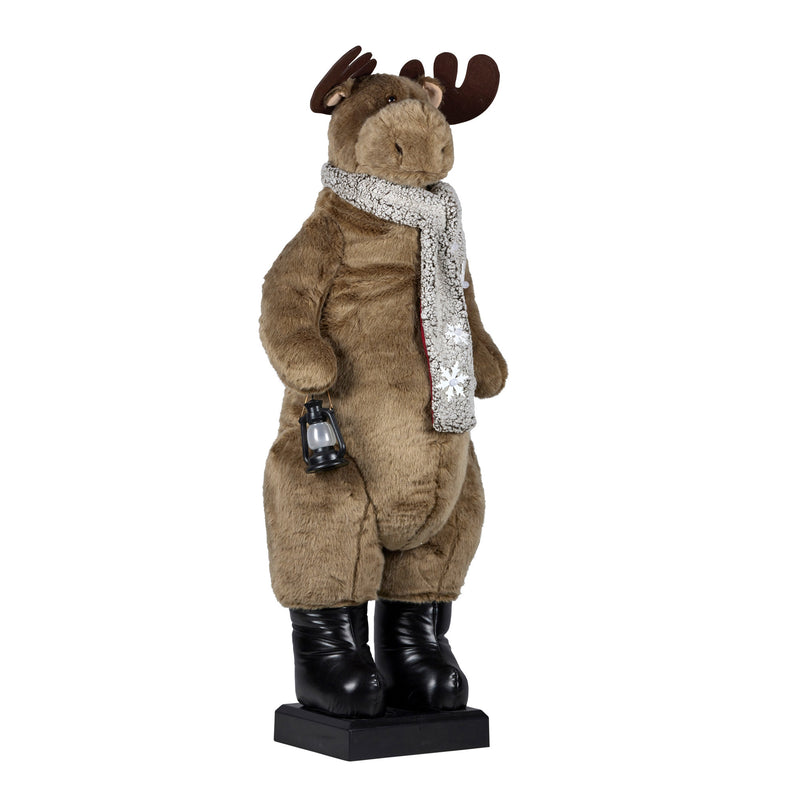 1.5 m LED Animated Moose with Lantern