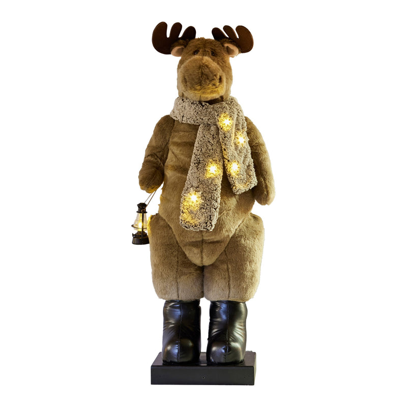 1.1 m LED Animated Moose with Lantern