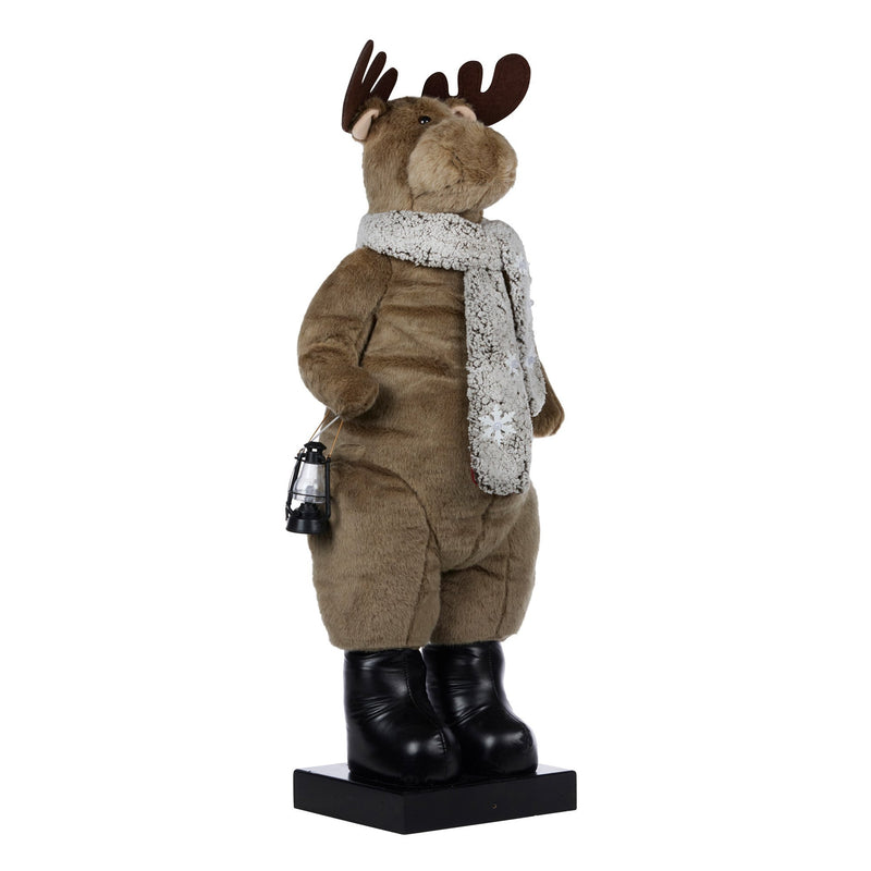 1.1 m LED Animated Moose with Lantern