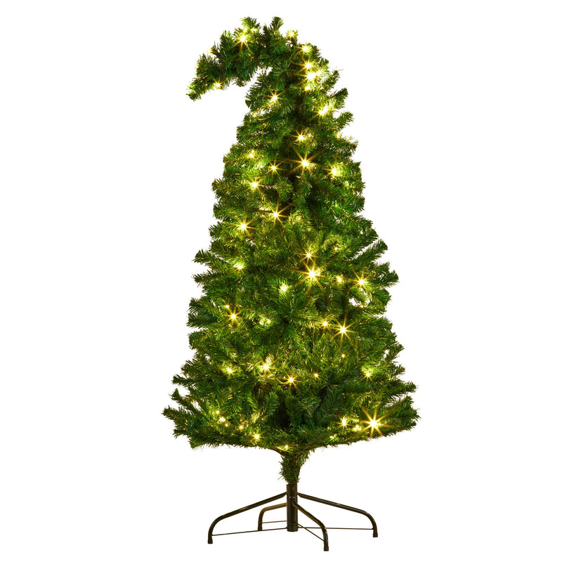 1.2m Curved Multicolour Pre-Lit Christmas Tree – 550 Tips