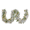 Christabelle 274cm Majestic Snow Pre-Lit Christmas Garland