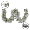 Christabelle 274cm Majestic Snow Pre-Lit Christmas Garland