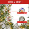 Christabelle 274cm Majestic Snow Pre-Lit Christmas Garland