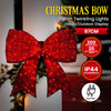 Christa Belle 91cm Christmas Display Bow – LED & Twinkle Lights