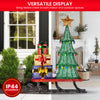 Christa belle Christmas Display Sled 183cm With Tree And Presents Led Lights & C9 Bulbs