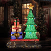 Christa belle Christmas Display Sled 183cm With Tree And Presents Led Lights & C9 Bulbs