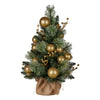 61cm Light-Up Christmas Tree – Gold LEDs, Battery Operated