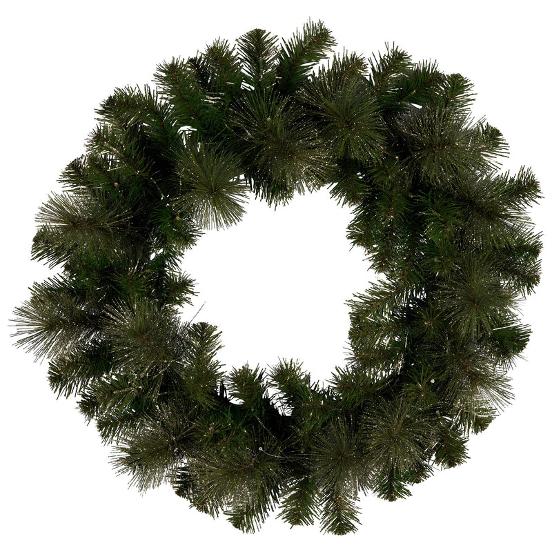 Christabelle 61cm Pre-Lit Gold Christmas Wreath with LED Lights