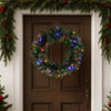 Christabelle 61cm Pre-Lit Gold Christmas Wreath with LED Lights