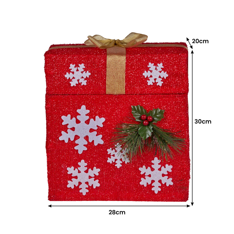 Animated Santa Gift Box LED