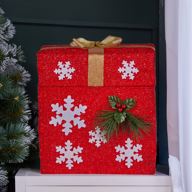 Animated Santa Gift Box LED