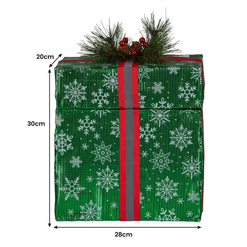 Animated Elf Gift Box Led