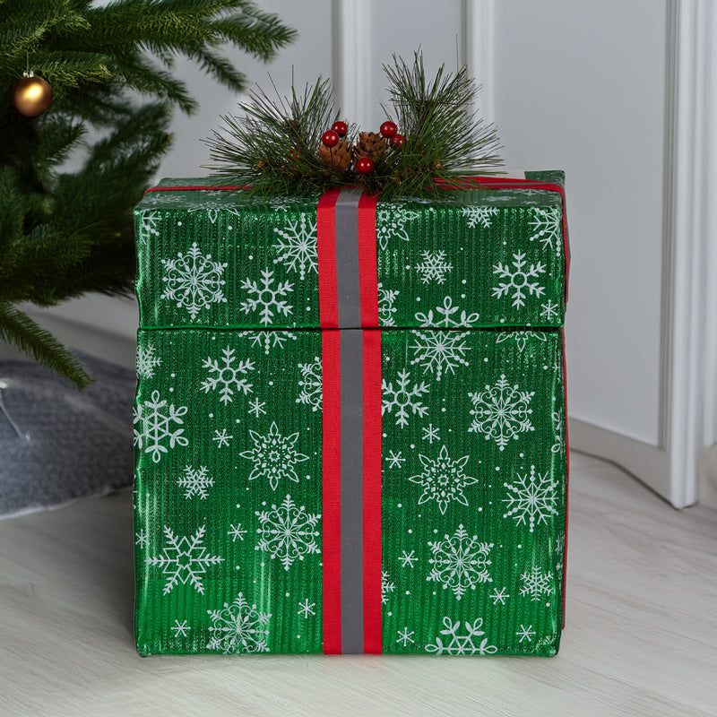 Animated Elf Gift Box Led
