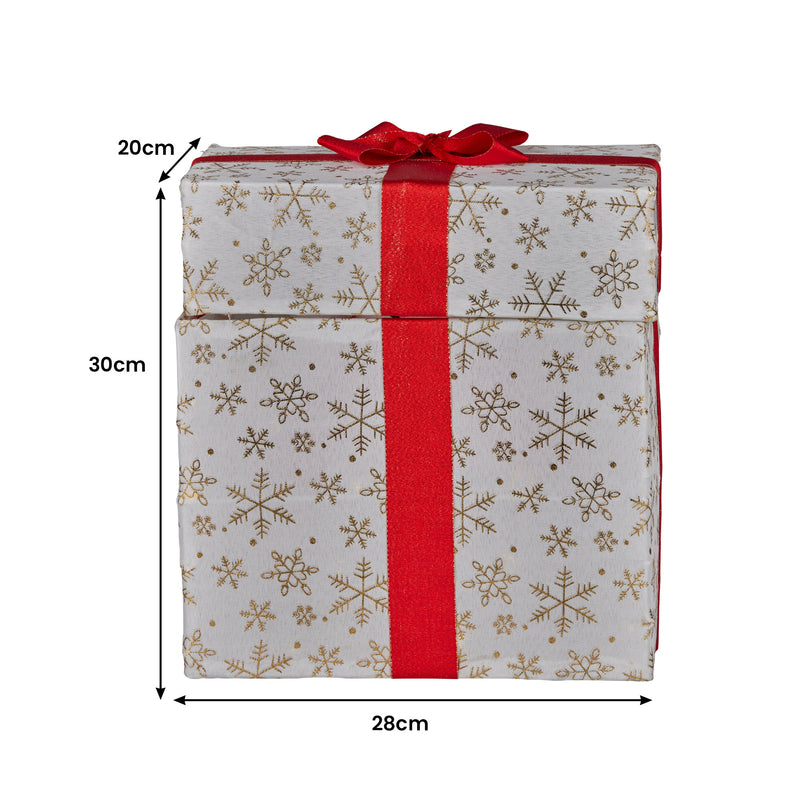 Animated Snowman Gift Box Led Christmas