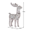 112cm Animated Reindeer with LED Lights