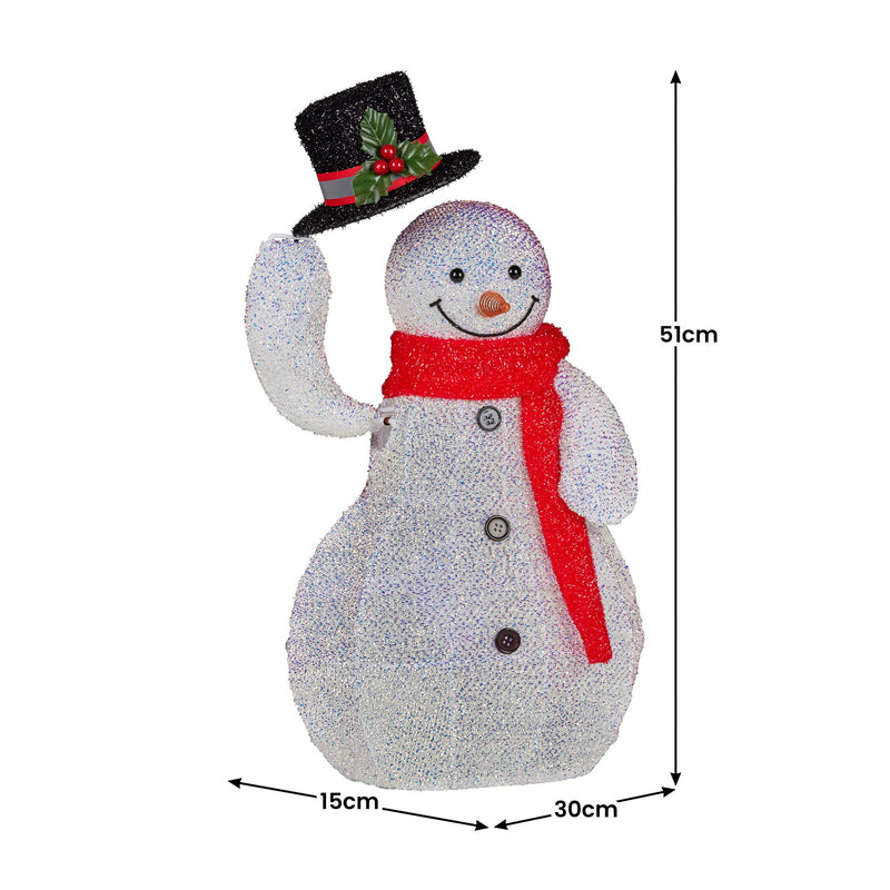 51cm LED Animated Snowman