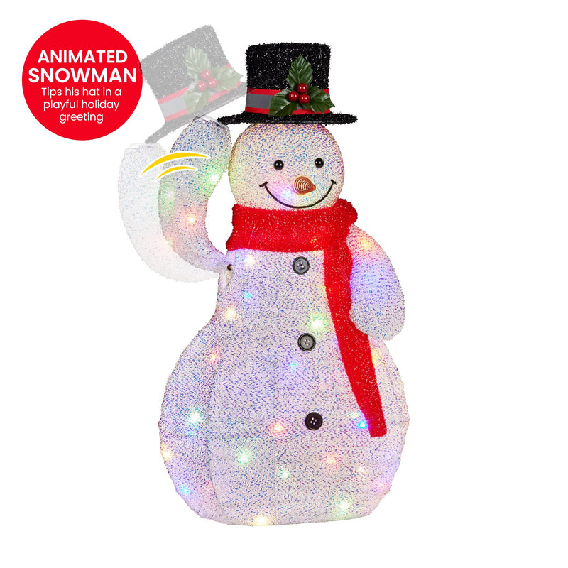 51cm LED Animated Snowman