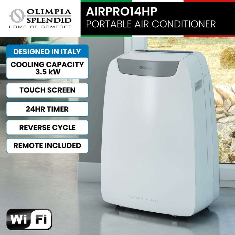 Olimpia Splendid AIRPRO14HP 3.5kW Portable AC WiFi