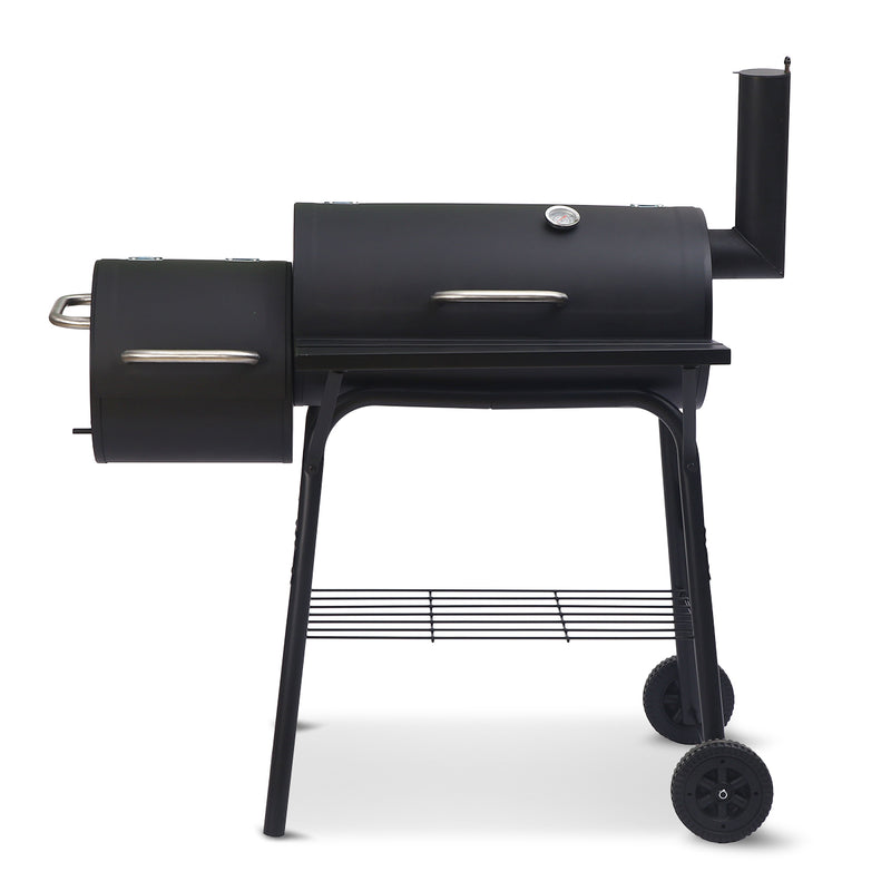 Wallaroo 2-in-1 BBQ Grill & Offset Smoker