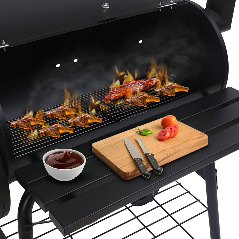 Wallaroo 2-in-1 BBQ Grill & Offset Smoker