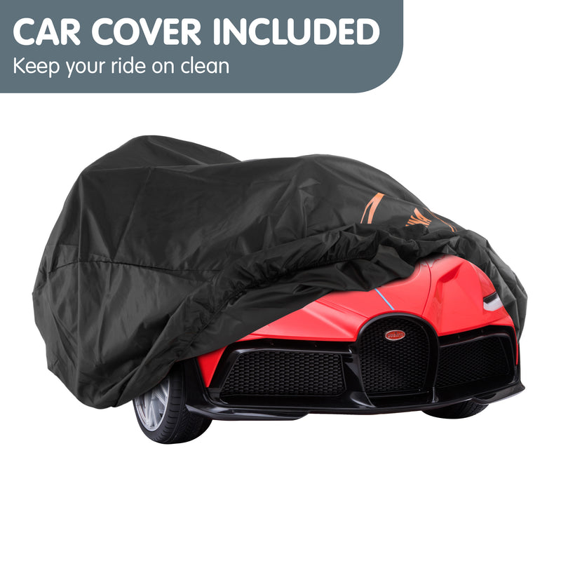 Kahuna Kids Electric Ride-On Car – Bugatti Divo Licensed (Red)