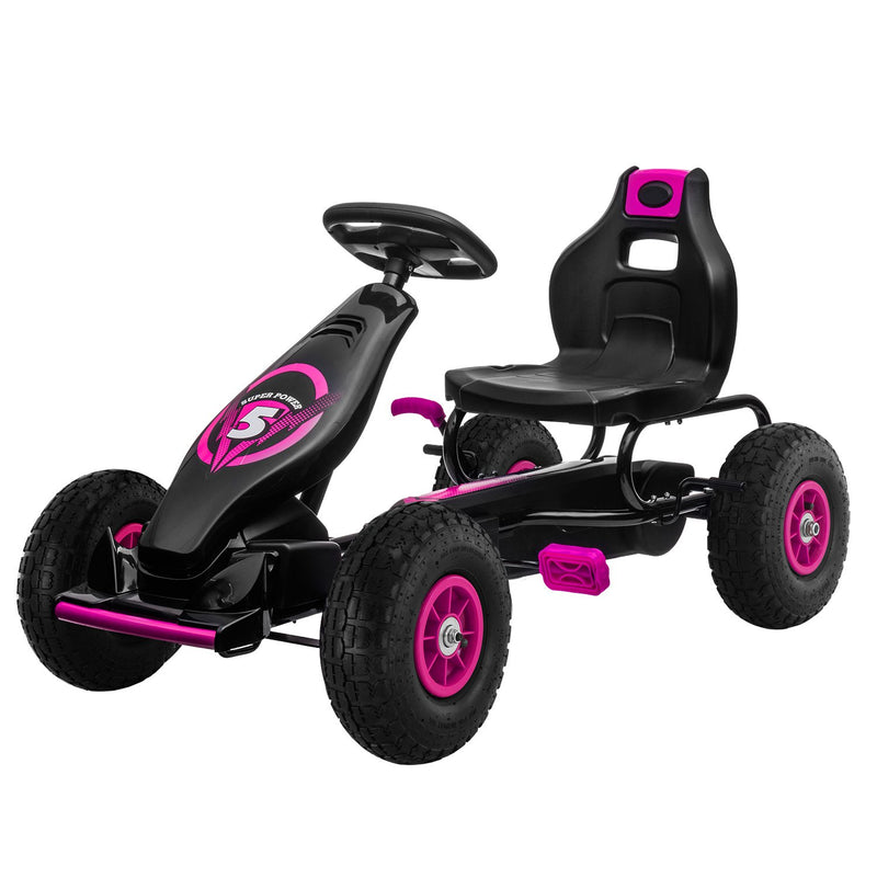 Kahuna G18 Pedal-Powered Kids Go Kart Pink
