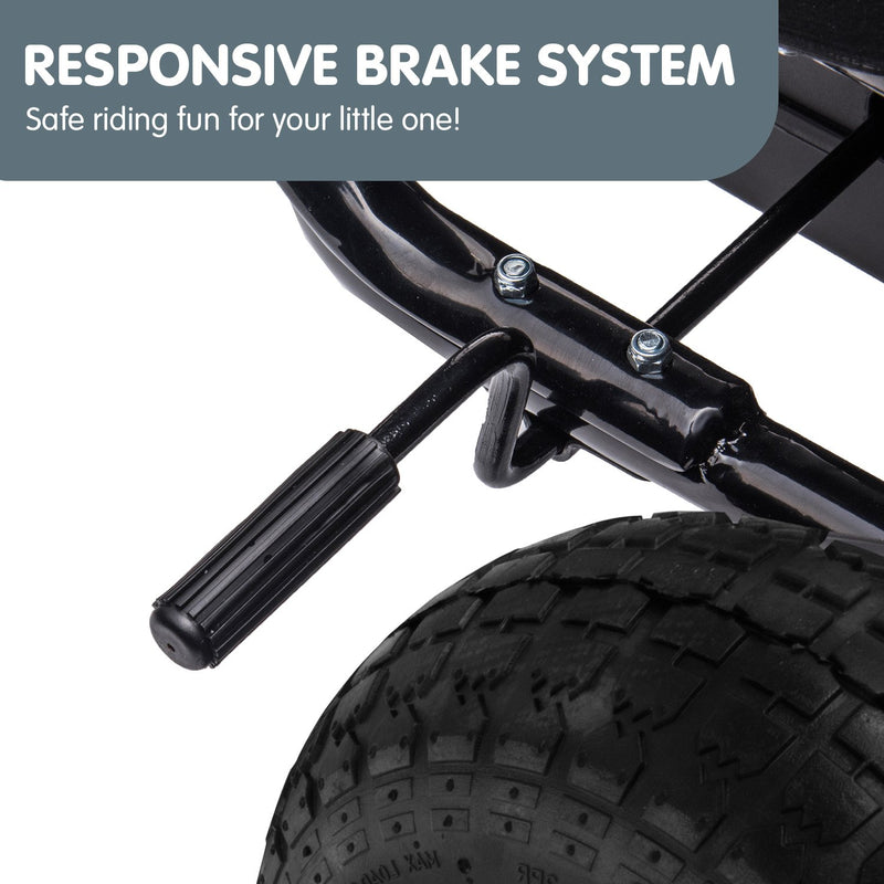 Kahuna G18 Pedal-Powered Kids Go Kart Pink