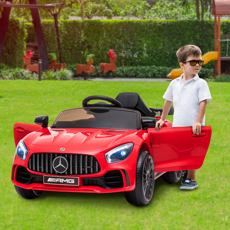 Kahuna Kids Electric Ride-On Car – Mercedes-Benz Licensed, Remote Control (Red)