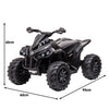 Kahuna GTS99 Kids Electric Ride-On Quad Bike – 50W (Black)