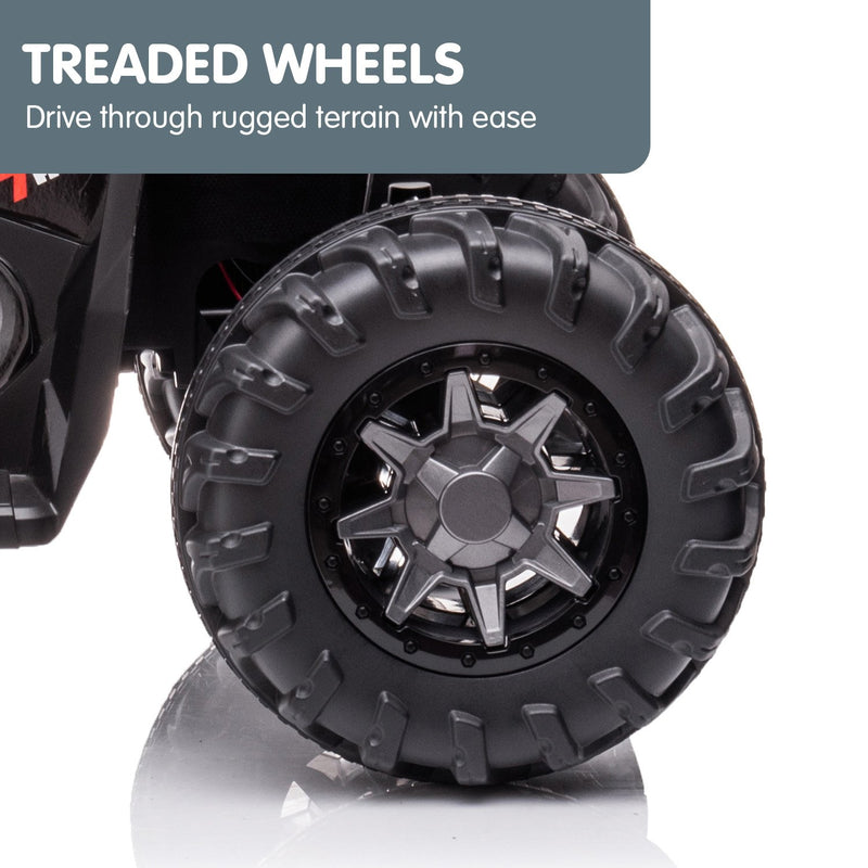 Kahuna GTS99 Kids Electric Ride-On Quad Bike – 50W (Black)