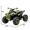 Kahuna GTS99 Kids Electric Ride-On Quad Bike – 50W (Green)