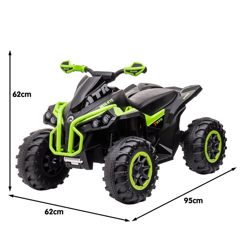Kahuna GTS99 Kids Electric Ride-On Quad Bike – 50W (Green)